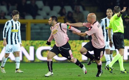 Il Palermo stende la Juve e vede la Champions. Highlights