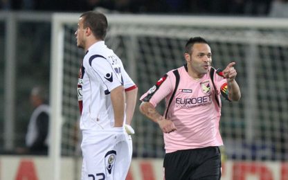 Miccoli devastante: tre gol per un Palermo da Champions