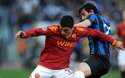 Le pagelle di Roma-Inter: Pizarro è ovunque, Milito al palo