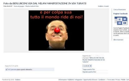 Facebook, più di 11 mila tifosi milanisti contro Berlusconi