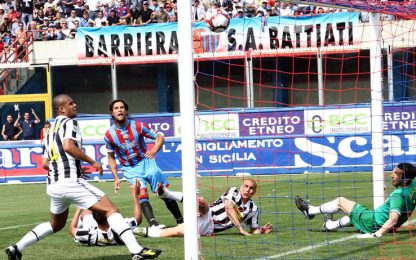 Le pagelle di Catania-Juventus: Maxi Lopez top, Melo flop