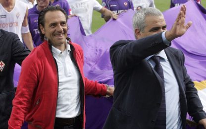 Corvino: "Nessun dubbio su Prandelli, resta alla Fiorentina"