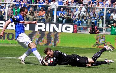 Â©GiBi Peluffo- LaPresse16 05  2010 Genova ( Italia )Sport Calcio Sampdoria v Napoli- Campionato TIM Serie A 2009 2010. Stadio L.Ferraris Genova. 
Nella foto: Pazzini   Â©GiBi Peluffo - LaPresse 16 05 2010 Genoa ( Italy )Sport Soccer Sampdoria versus Napoli - Italian Serie A Soccer League 2009 2010. L.Ferraris Genoa Stadium. 
 In the Photo:  Pazzini