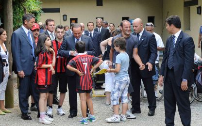 Milan, 40 minuti di Berlusconi-show