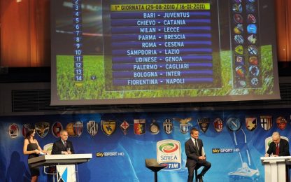 Serie A, ecco il calendario della stagione 2010/11