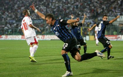 Serie B, è di Pettinari il primo gol: Atalanta-Vicenza 2-0