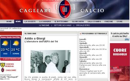 E' morto Bruno Giorgi, lanciò Baggio al Vicenza