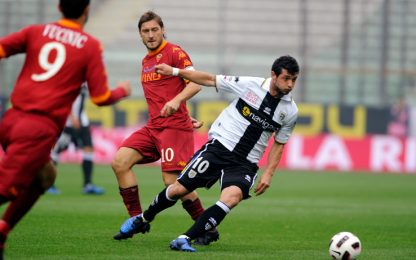 Più Roma che Parma, a pranzo al "Tardini" finisce 0-0