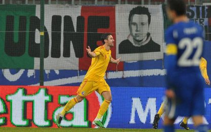 Fa tutto Marica, gol e autogol: Italia-Romania finisce 1-1