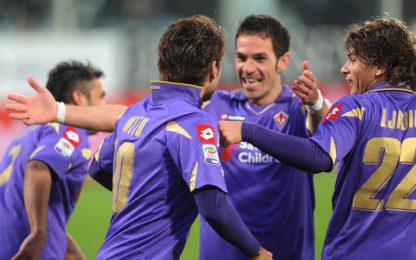Fiorentina cooperativa del gol: già a segno in 14