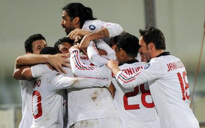 Minimo Milan, massimo rendimento: 2-0 a Catania