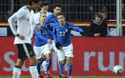 L'Italia c'è: "Pepito" Rossi risponde a Klose, 1-1