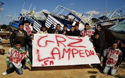 A Lampedusa isolani e immigrati si "sfidano". A pallonate