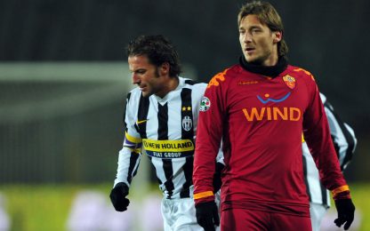 Totti e Del Piero, due bandiere per sognare la Champions