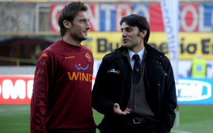 Roma, Montella ci crede: "Punto su Totti per risalire"