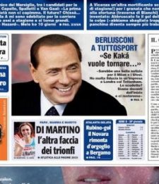 Berlusconi: Kakà non tornerà. Scudetto? Resteremo davanti