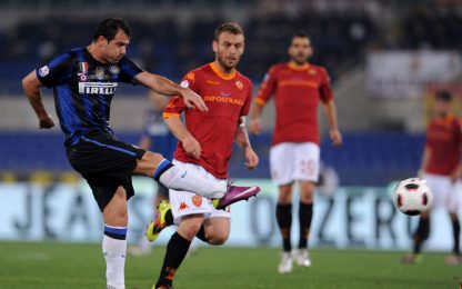 Stankovic decide la sfida delle deluse, Roma-Inter 0-1