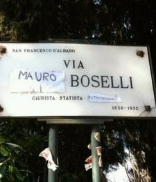 Genova intitola una via a Mauro Boselli, il "retrocessore"