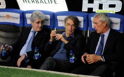 Moratti: "Non è lotta a due". Blanc no, rispunta Hiddink