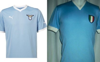 Lazio, presentata la nuova maglia. In stile anni '70
