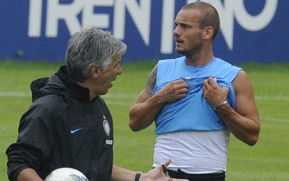 Gasperini mette Sneijder in attacco: aspettate a criticarci