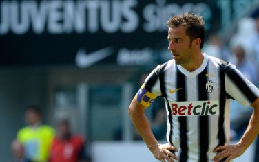 TURIN, ITALY - SEPTEMBER 11:  Alessandro Del Piero of Juventus FC looks on during the Serie A match between Juventus FC v Parma FC at Juventus Stadium on September 11, 2011 in Turin, Italy.  (Photo by Claudio Villa/Getty Images)