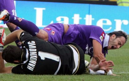 Fiorentina nei guai: Gilardino si ferma per sei settimane