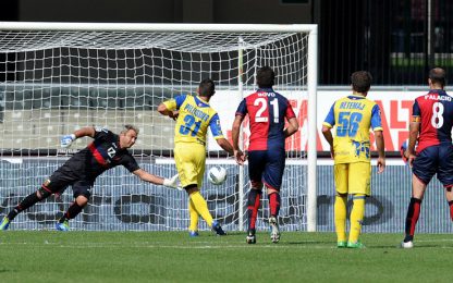 Urlo Moscardelli, il Chievo batte il Genoa sulla sirena: 2-1