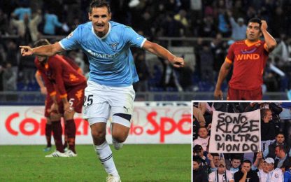 Derby, estasi Lazio: Klose "purga" la Roma nel recupero