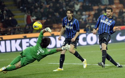 L'Inter riparte con una vittoria. E' 2 a 1 sul Cagliari