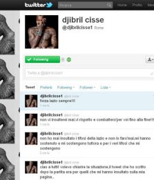 Cissé, le scuse su Twitter dopo lo sfogo di Vaslui