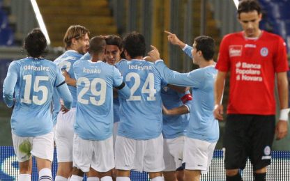 Rocchi affonda il Novara: la Lazio torna a volare in alto