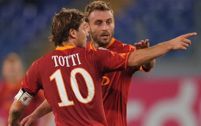 De Rossi-Roma, l'assist di Totti: Daniele resta, è un tifoso
