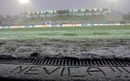 Serie A sottozero: rinvii a Bergamo, Bologna e Siena