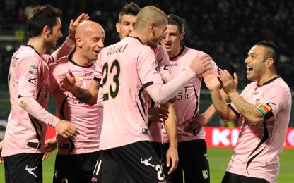 La Lazio crolla 5-1 a Palermo. L'Udinese la raggiunge