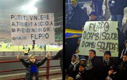Il piccolo Filippo va all'Inter: cambio scuola, mai squadra