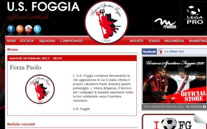 Lega Pro, follia a Foggia: aggredito il portiere Ginestra