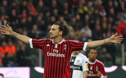 Ibrahimovic-Emanuelson: il Milan affonda il Parma 2-0
