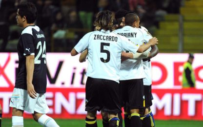 Floccari e il blackout spengono la Lazio: 3-1 per il Parma