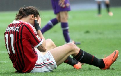 Il Milan crolla con la Fiorentina, l'Inter non regala il bis