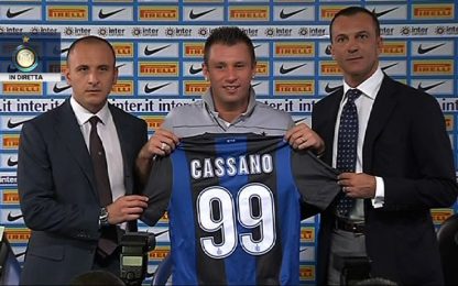 Cassano: "Al Milan solo promesse. L'Inter è sopra al cielo"