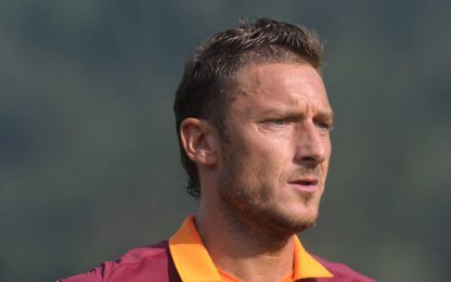 Roma, botta in allenamento per Totti: Bologna a rischio