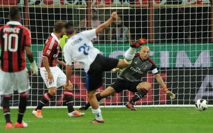 Milan, altro ko: vince l'Atalanta. Palermo-Cagliari 1-1
