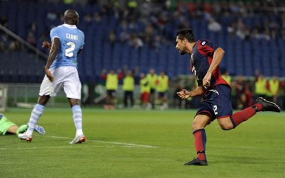 Borriello sgambetta la Lazio, all'Olimpico passa il Genoa