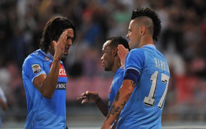 Napoli, atto di forza: batte l'Udinese e non molla la Juve