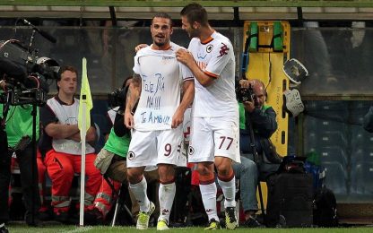Roma show, Totti-Osvaldo per la rimonta. Genoa battuto 4-2