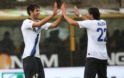 L'Inter fa tripletta a Bologna. Lazio ko a Firenze