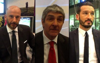 Vialli, Rossi e Zambrotta giocano Milan-Juventus