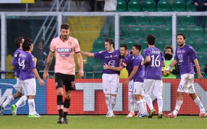 Che Jovetic! La Fiorentina ne fa 3 a Palermo. Gli highlights