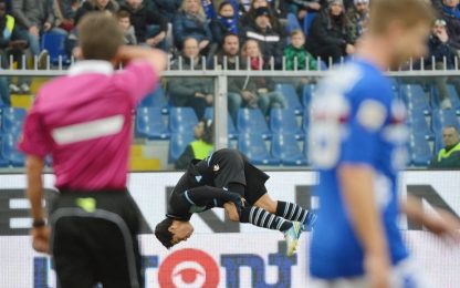 La Lazio non sbaglia più: 1-0 alla Sampdoria. Gli highlights